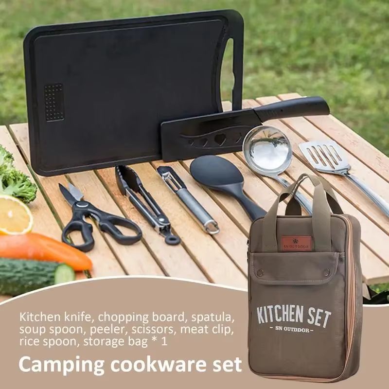 8-teiliges Camping-Kochgeschir – Camping Hiking Cooking Bewertung und Preis