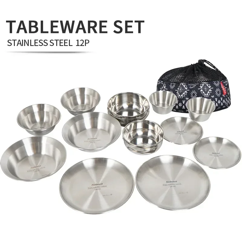 CLS&NOBANA 12-teiliges Outdoor – Camping Cooking Dining Set Bewertung und Preis